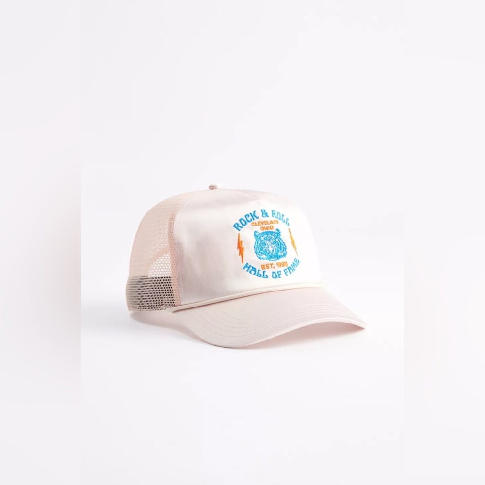 Urban Outfitters Rock & Roll Hall Of Fame Satin Trucker Hat